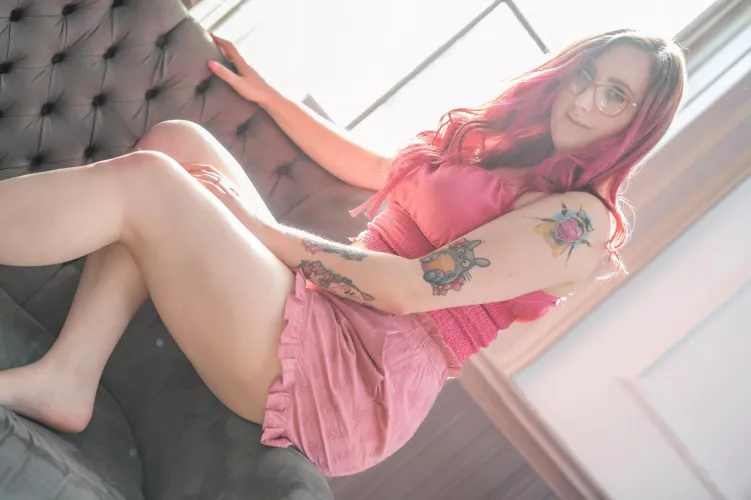Had my first shoot for SuicideGirls recently! The photographer asked if I was keeping my glasses on- I said YES! They are part of my personality🥰 by rcherrypieprincess