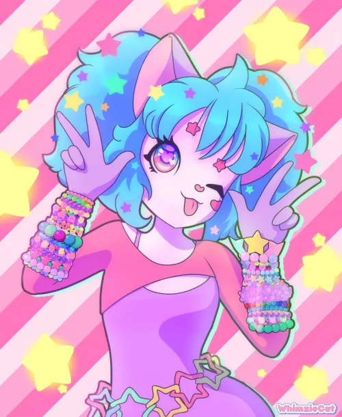 Had time off and decided to draw myself something cute! Artist is me by WhimzieCat