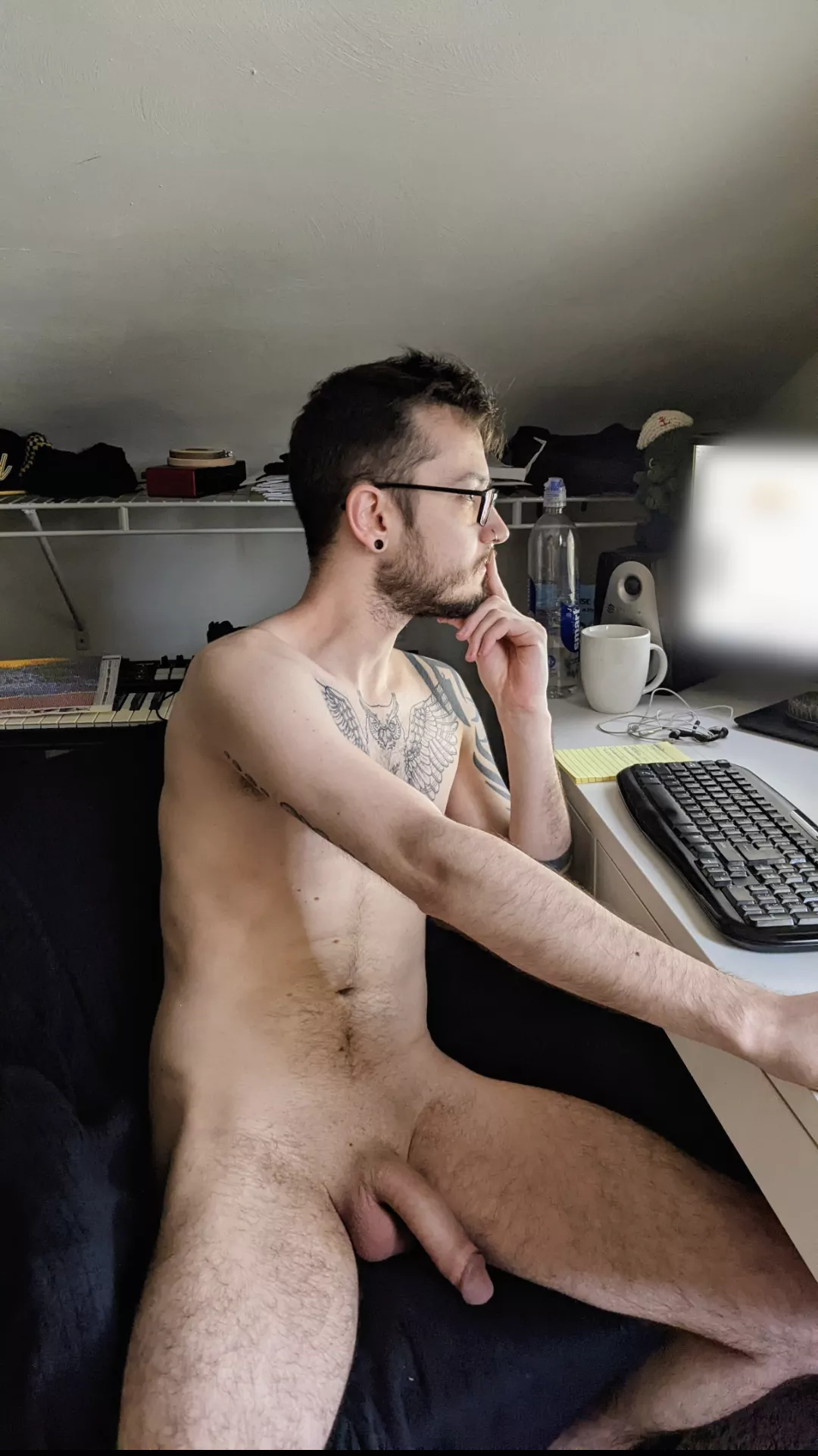 Had to delete my previous post, sorry! Got too excited about working naked I guess 😅😬 posted by ZDavidson37