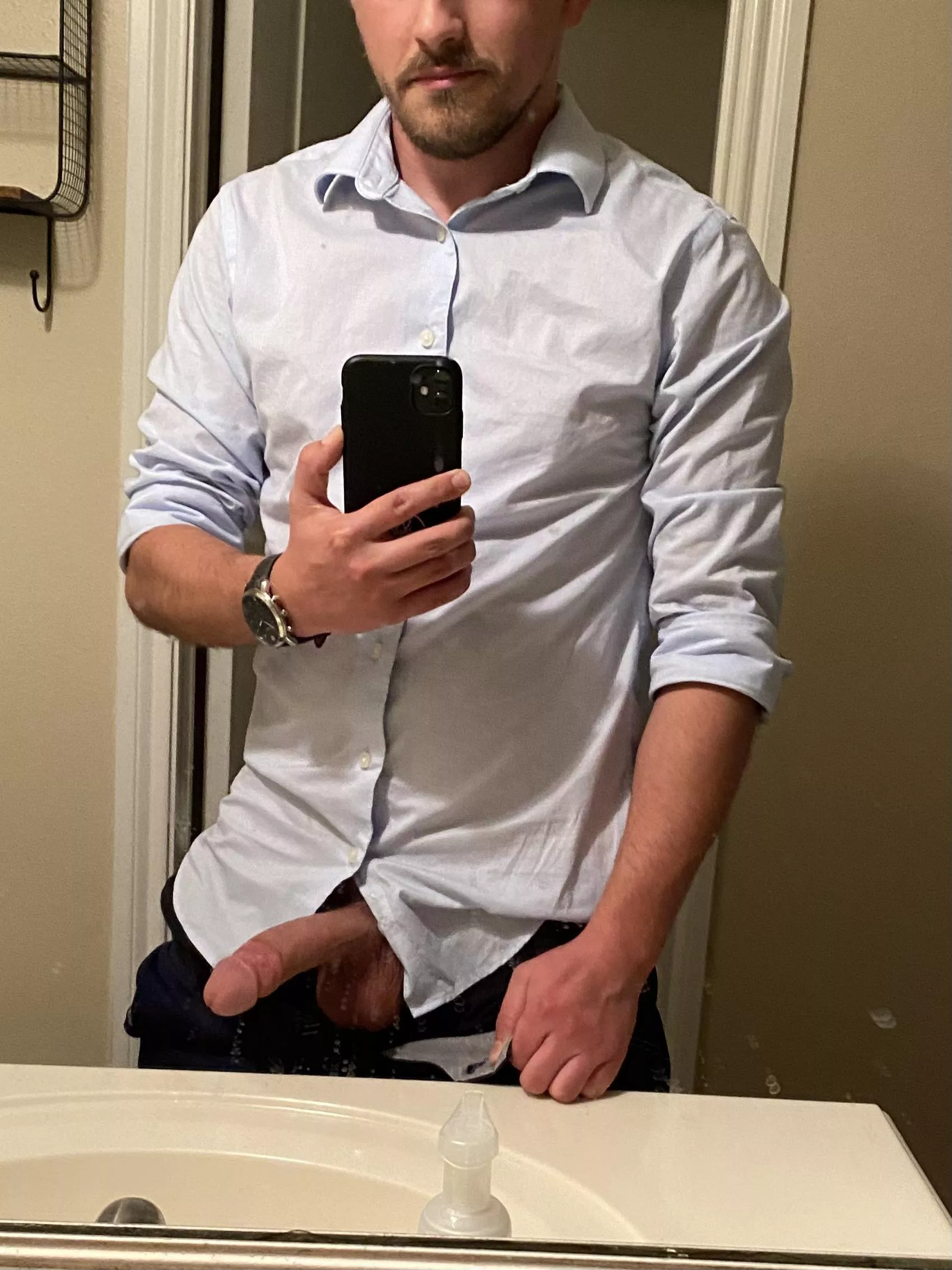 Had to get a little dressed up today. posted by PM_YER_LINGERIE