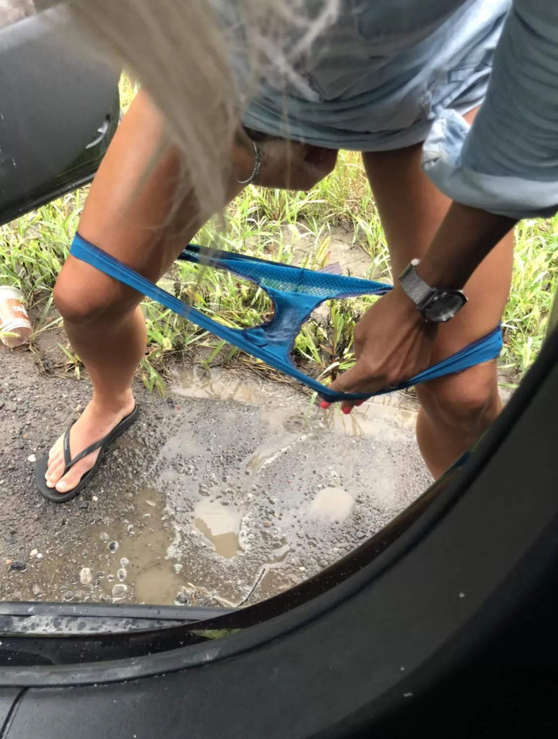 Had to go on the side of the road posted by SoleGoddess83