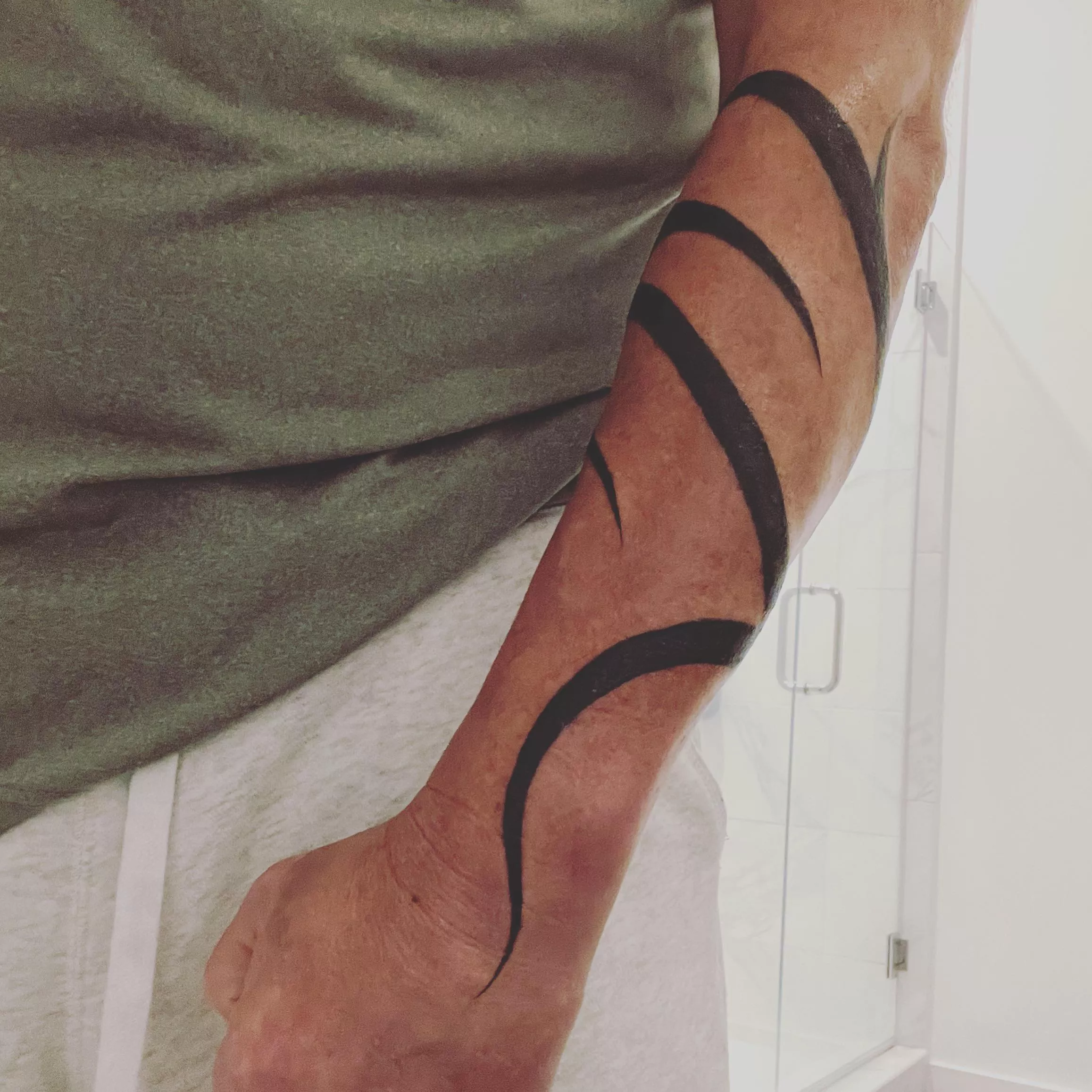 Had to have my Left arm flying with some ink too! Wanted something a little different and couldn’t be happier with it. What do you think? posted by JockWithDaddy