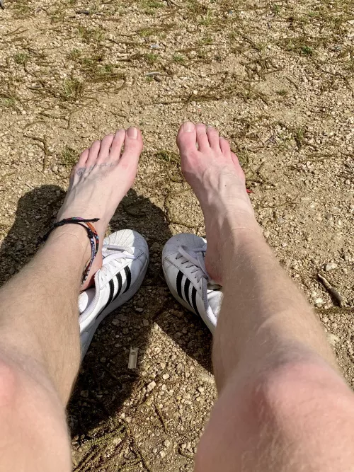 Had to let these out today. Would you be able to handle seeing me chilling like this? by BlondeBoyFoot