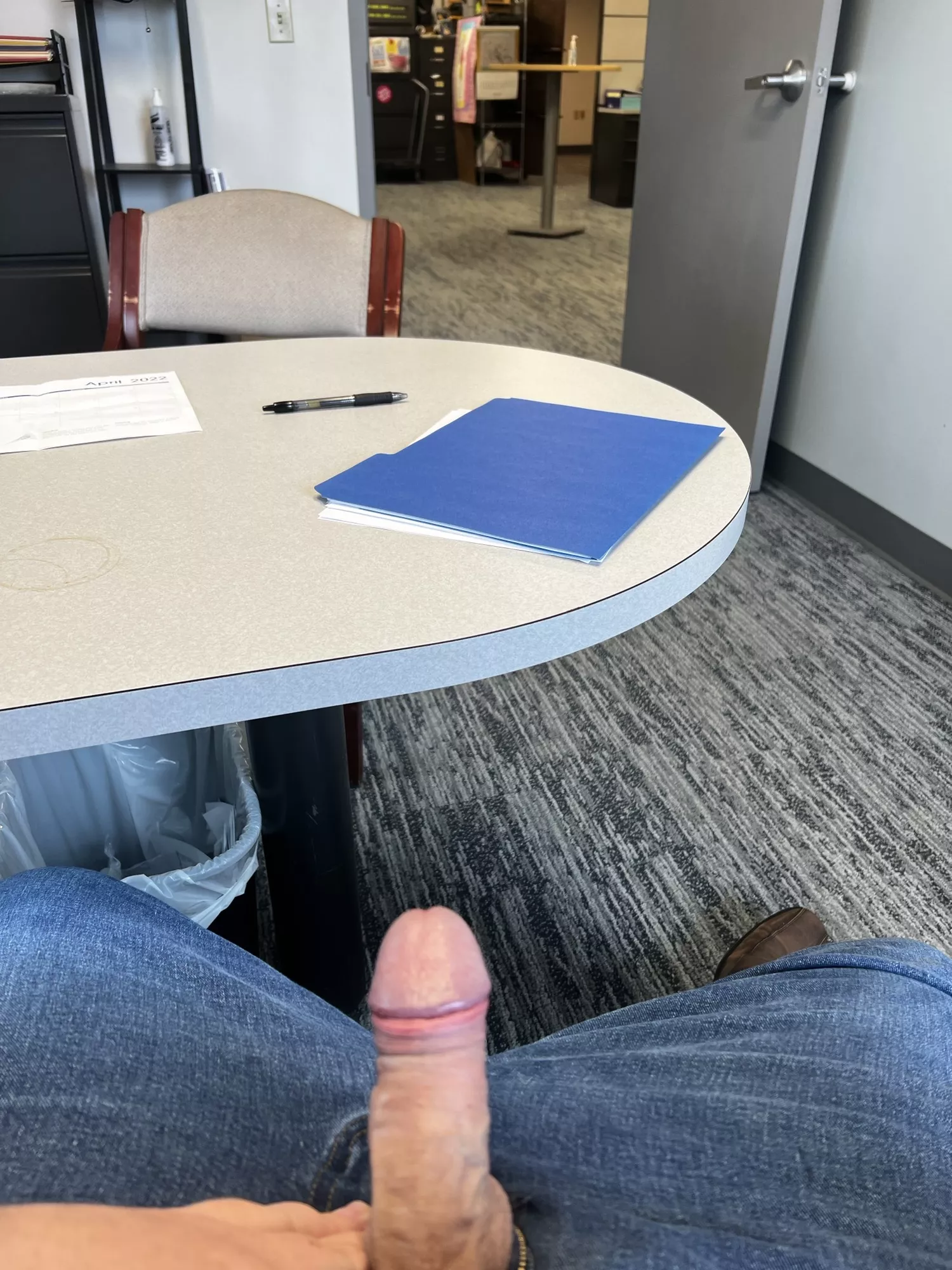 Had to whip it out in the office for just a minute posted by hmfcourier