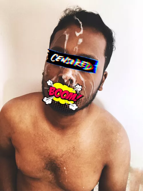 Had two guys paint my face by just-for-porn-man