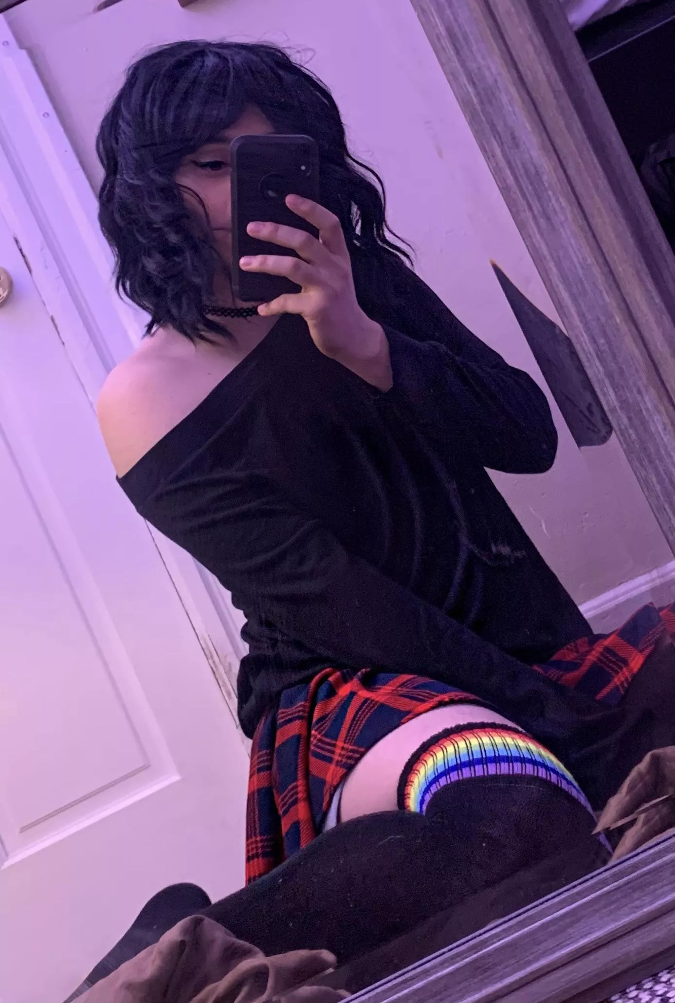 Hai… what if we… cuddled 👉👈 posted by rainb0wsocks