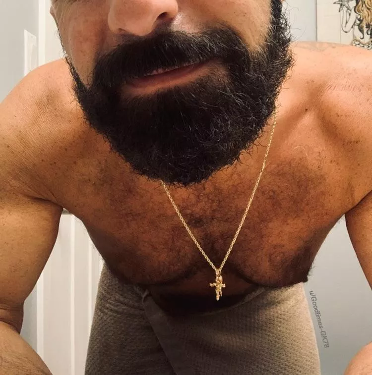 Hair cut and a shave today! Bout time to flash some “summer face” for a few months 🧔🏻‍♂️🪒! posted by Goodtimes-GK78