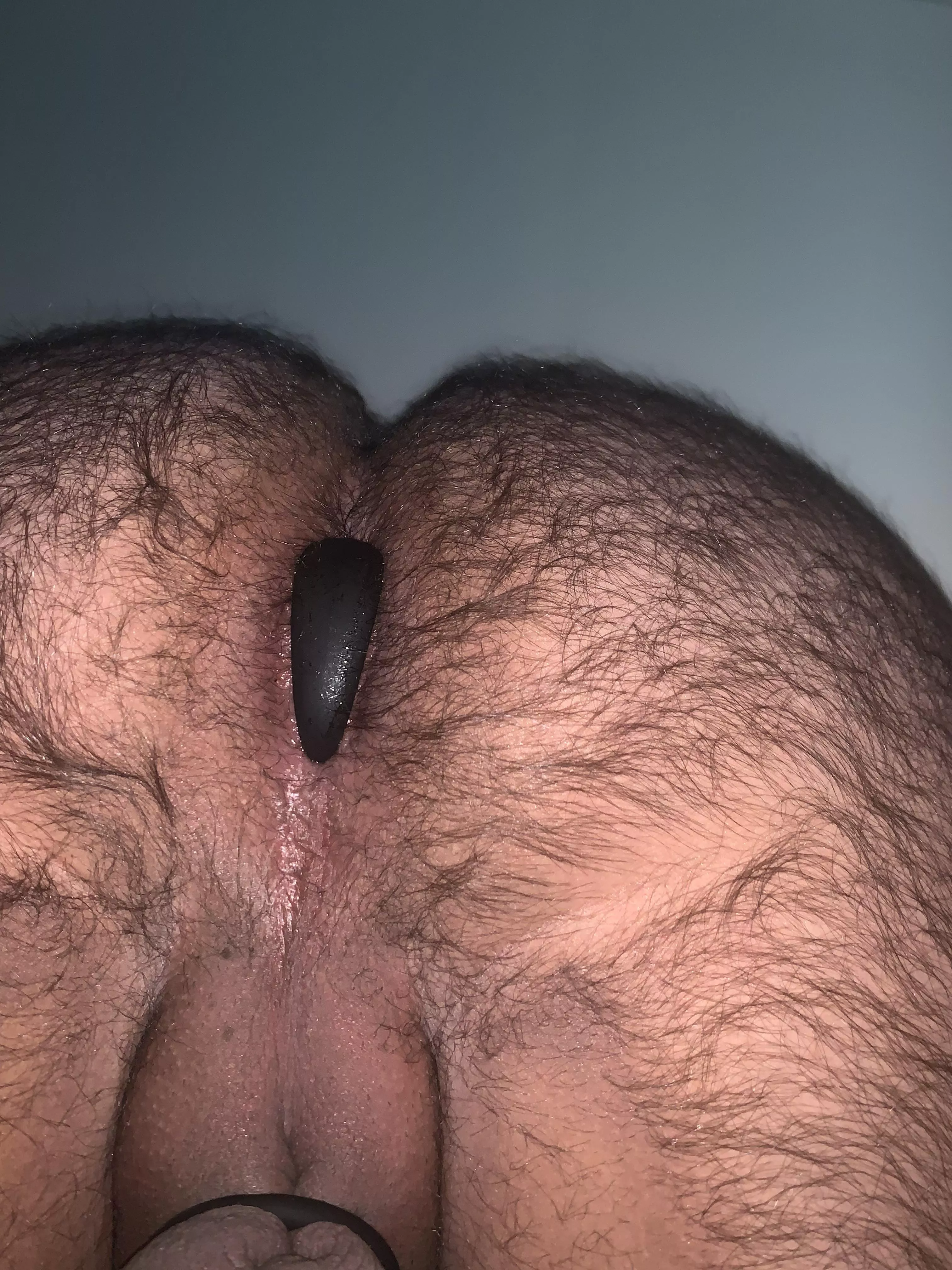Hairy ass plugged up posted by Green_While5513