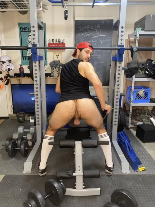 Hairy gym aas poen for business by lardasscamp