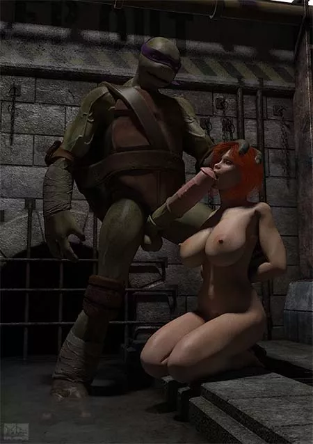 Half shell job (Briaeros24) [Teenage Mutant Ninja Turtles] posted by EnigmusPrime