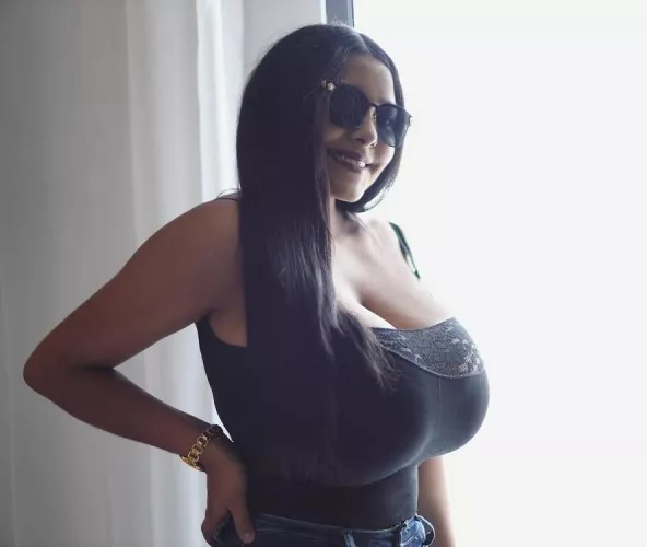 hand on her waist for balance by Lev-Parnas