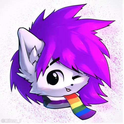 ~ happe pride month to everyone!!! 🌈💜 by milezy_f