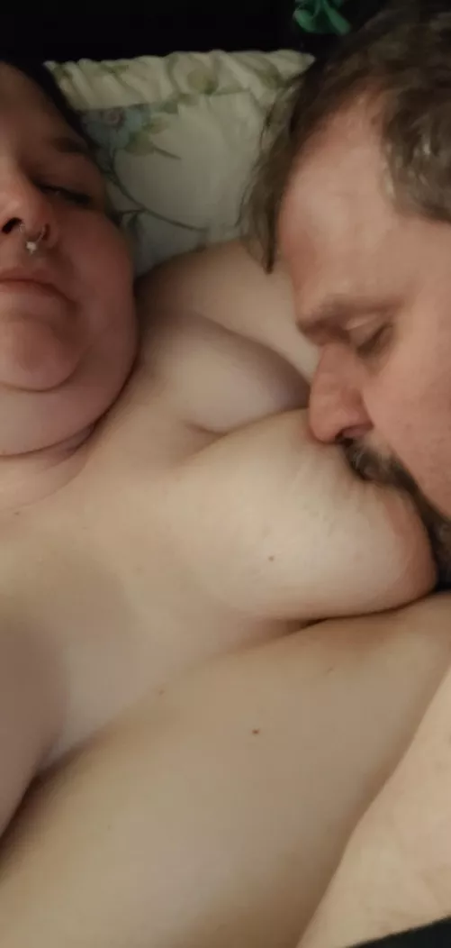 Happily feeding my man. by LadyHavah01