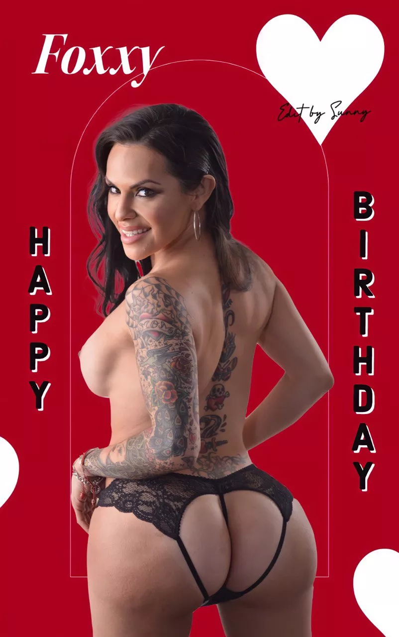 Happy Birthday Foxxy , 11 Apr #editbyme. posted by SmilingSunny1