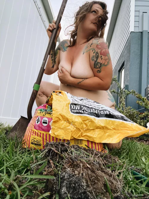 Happy early naked gardening day, this is my fave pic. Hope it inspires by Amelia_jones2087