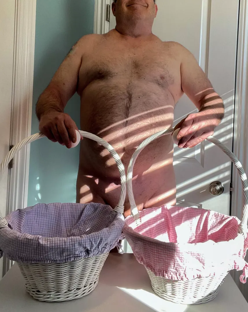 Happy Easter: If You Don’t Want To Put All Your Eggs In One Basket - I Have Two For You 👍😁🐰🧺 posted by hit2muchwlifes2x4