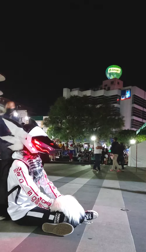 Happy Fursuit Friday ya'll! much love & may you all have a great weekend to come. 🖤🤍❤️ by Dude_Verse