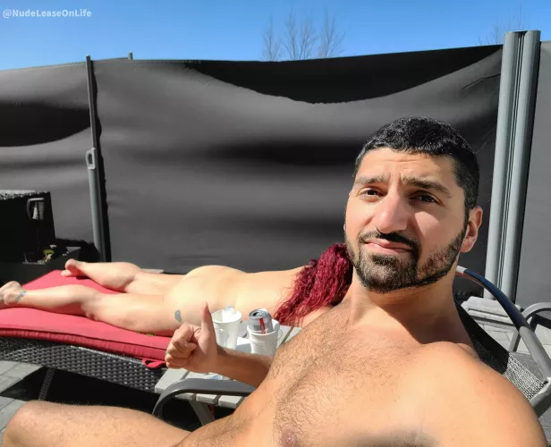 Happy May everyone! Glorious weather in the northeast this weekend, first time all year that it's felt like summer might actually be around the corner. Patio privacy screen season is in session. 🌞 by NudeLeaseOnLife