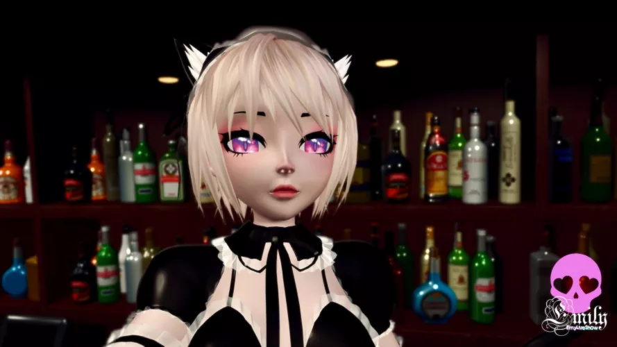 Happy new week with the beautiful vampire queen, we haven't played together for a long time🖤 https://chaturbate.com/emyliveshow by EmyLiveShow