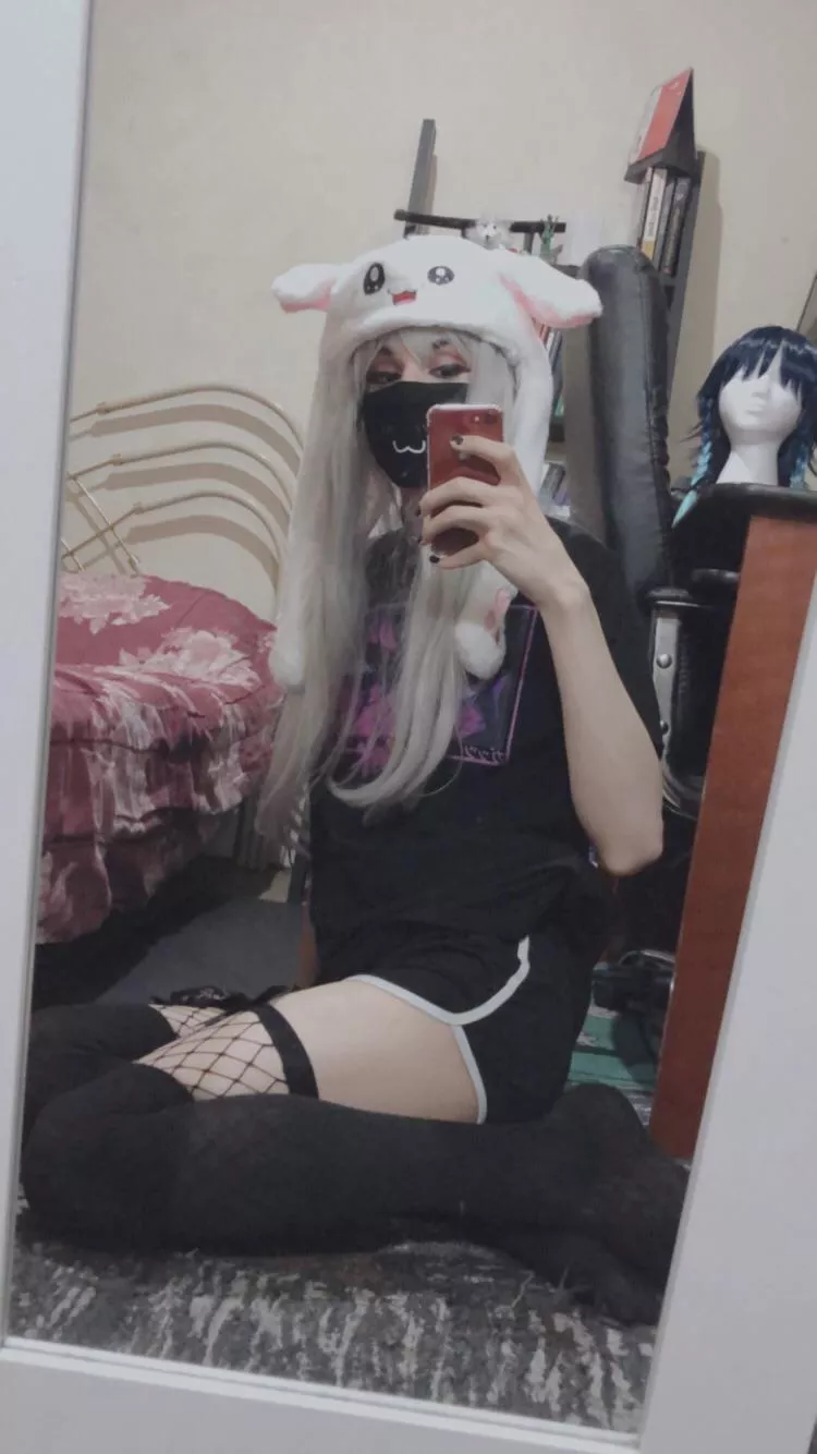 Happy pride month! 🏳️‍🌈🏳️‍⚧️ the bunny boy wants to give you a hug for it >~< posted by Femboy_alma