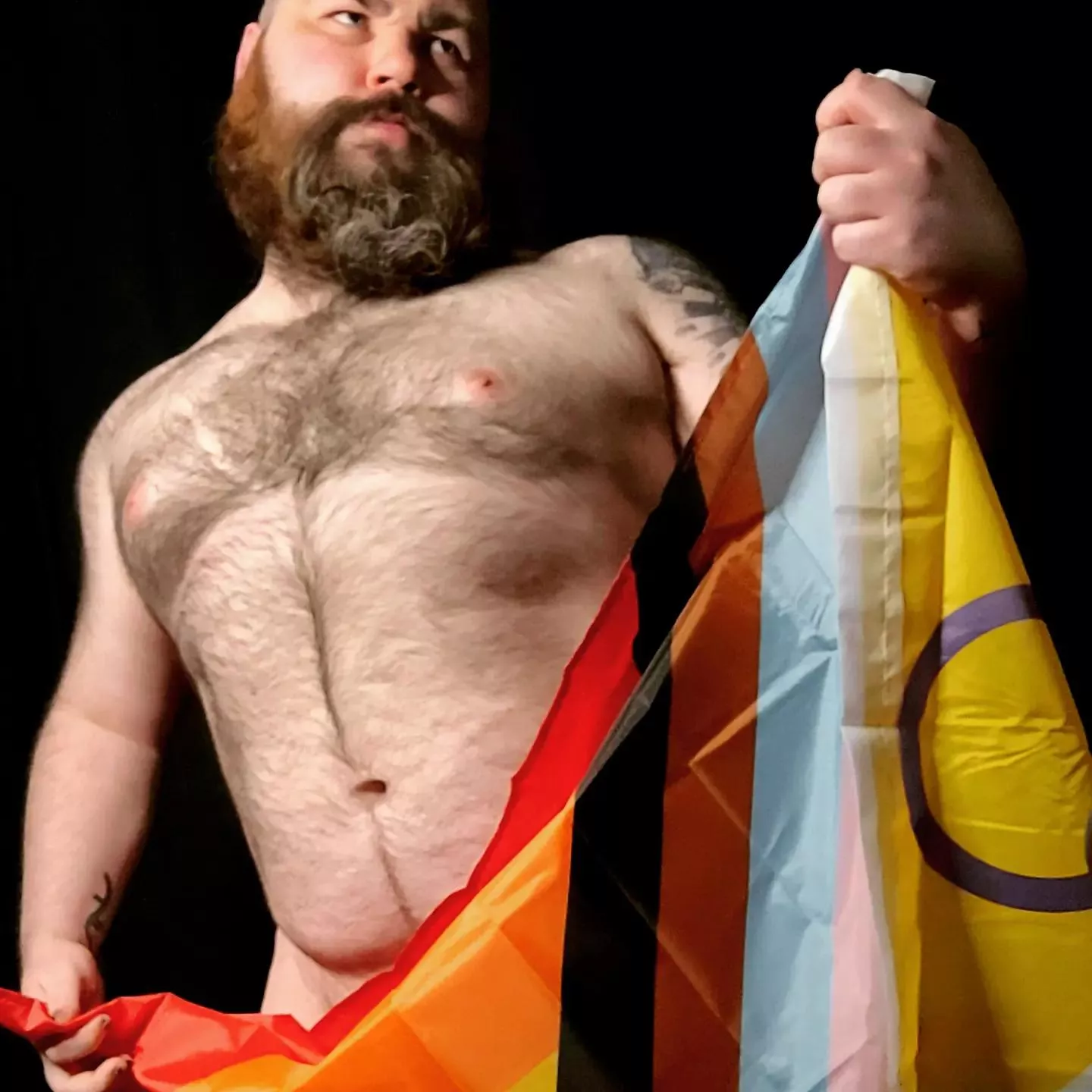 Happy Pride to all my BBB (big beautiful bears) 🐻 let your coulours shine bright 🏳️‍🌈🏳️‍🌈🏳️‍🌈 posted by noblestags