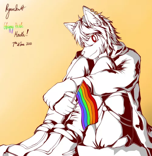 Happy pride to everyone in this sub! Art by me by RyanSE01