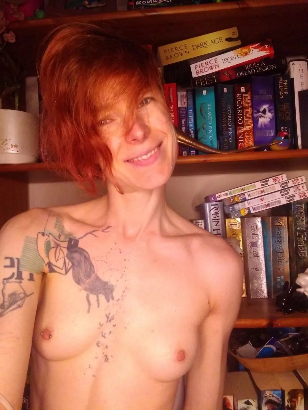 Happy Sunday! Enjoy my smile and my little tits posted by JuniperLunaRocks