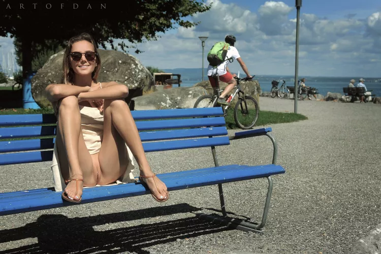 happy without panties by pintol88