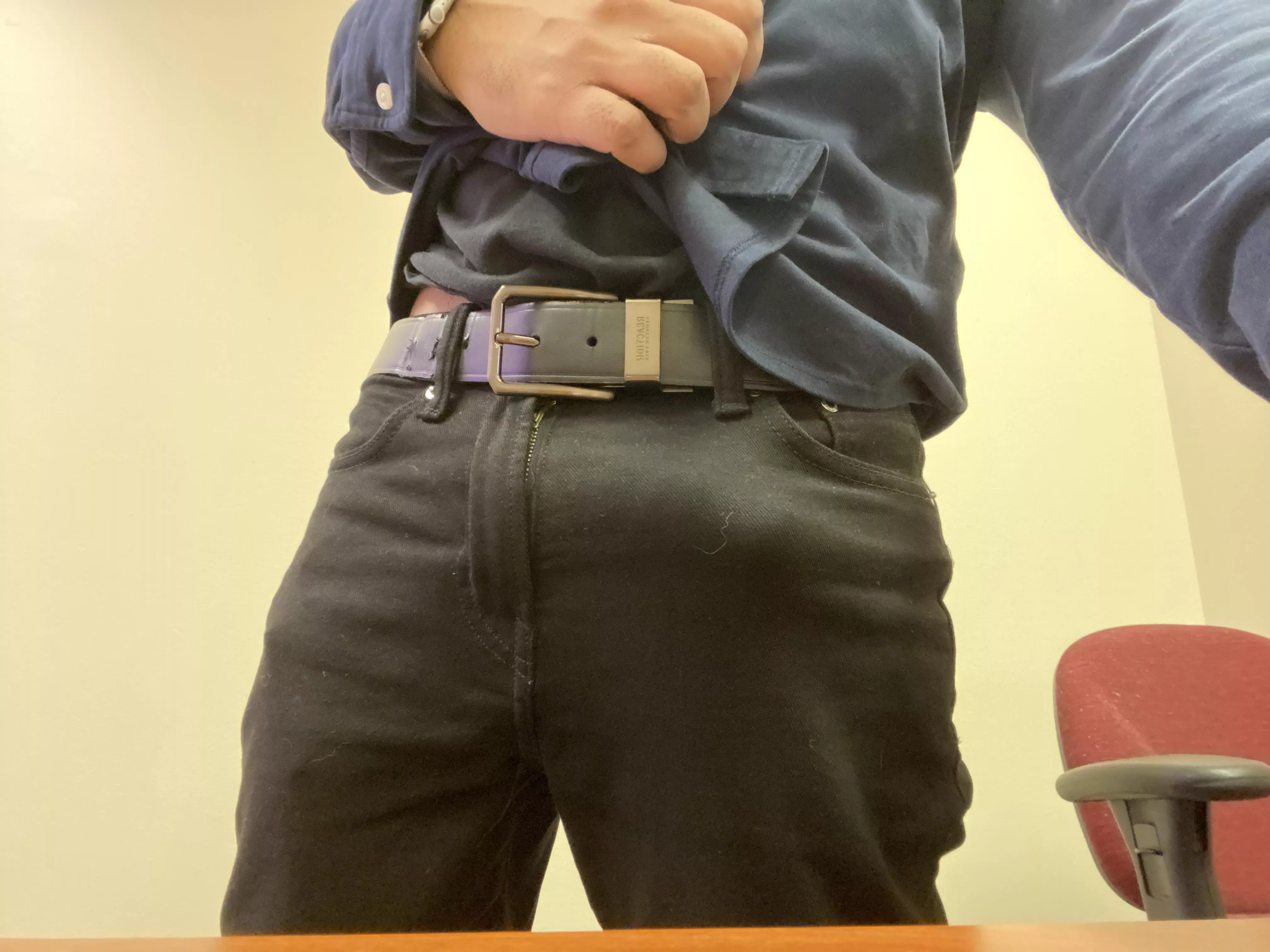 Hard AF right now in my office posted by malebox20