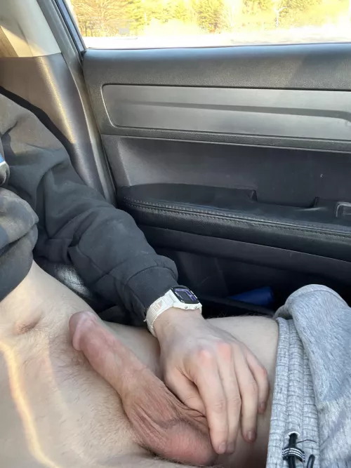 Hard in a parking lot by Hairybottomboy8