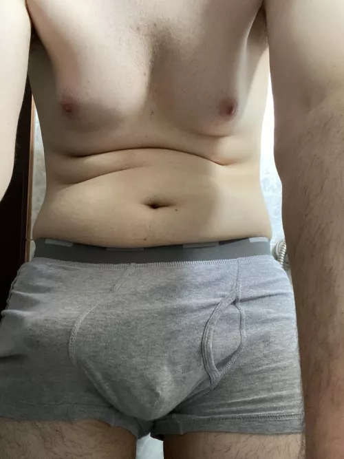 Hard in underwear can you tell? by _123guy123_