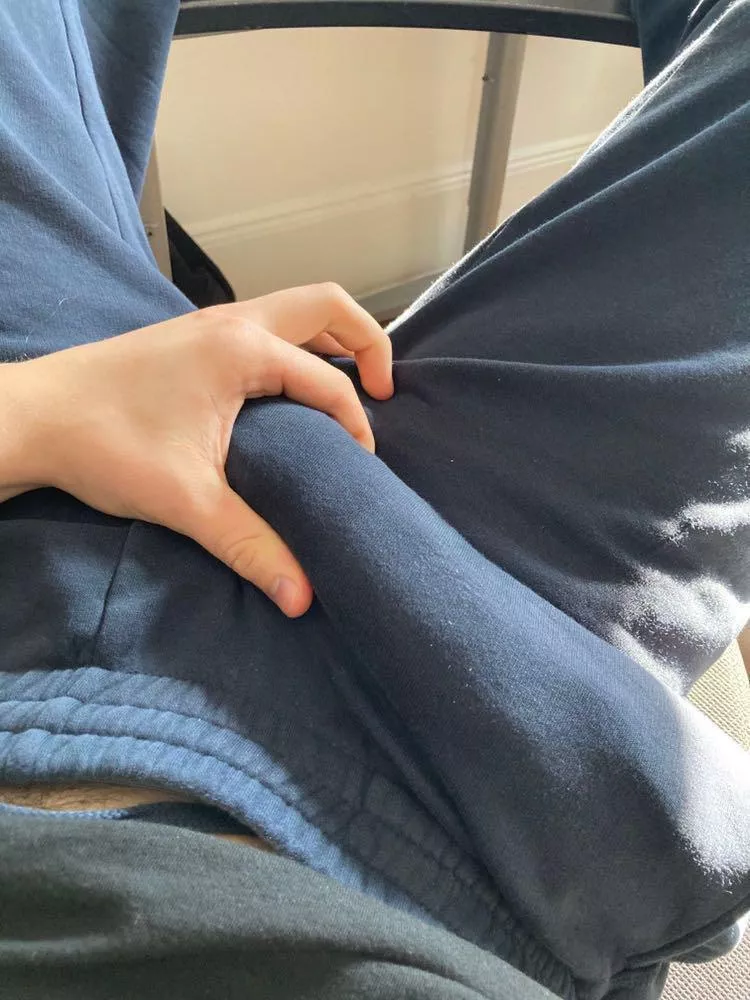 Hard to hide in sweats posted by ManWithACannon