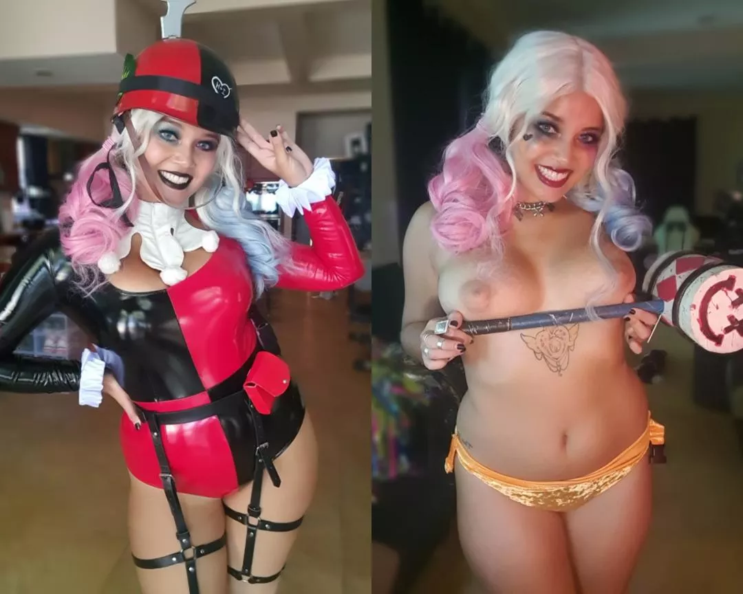 Harley Quinn on and off by me [F] posted by kaitlynmagic