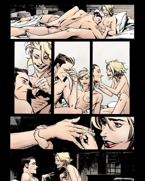 Harley uncensored plots [Batman: The White Knight #04][2017] by Independent_Bid_5465