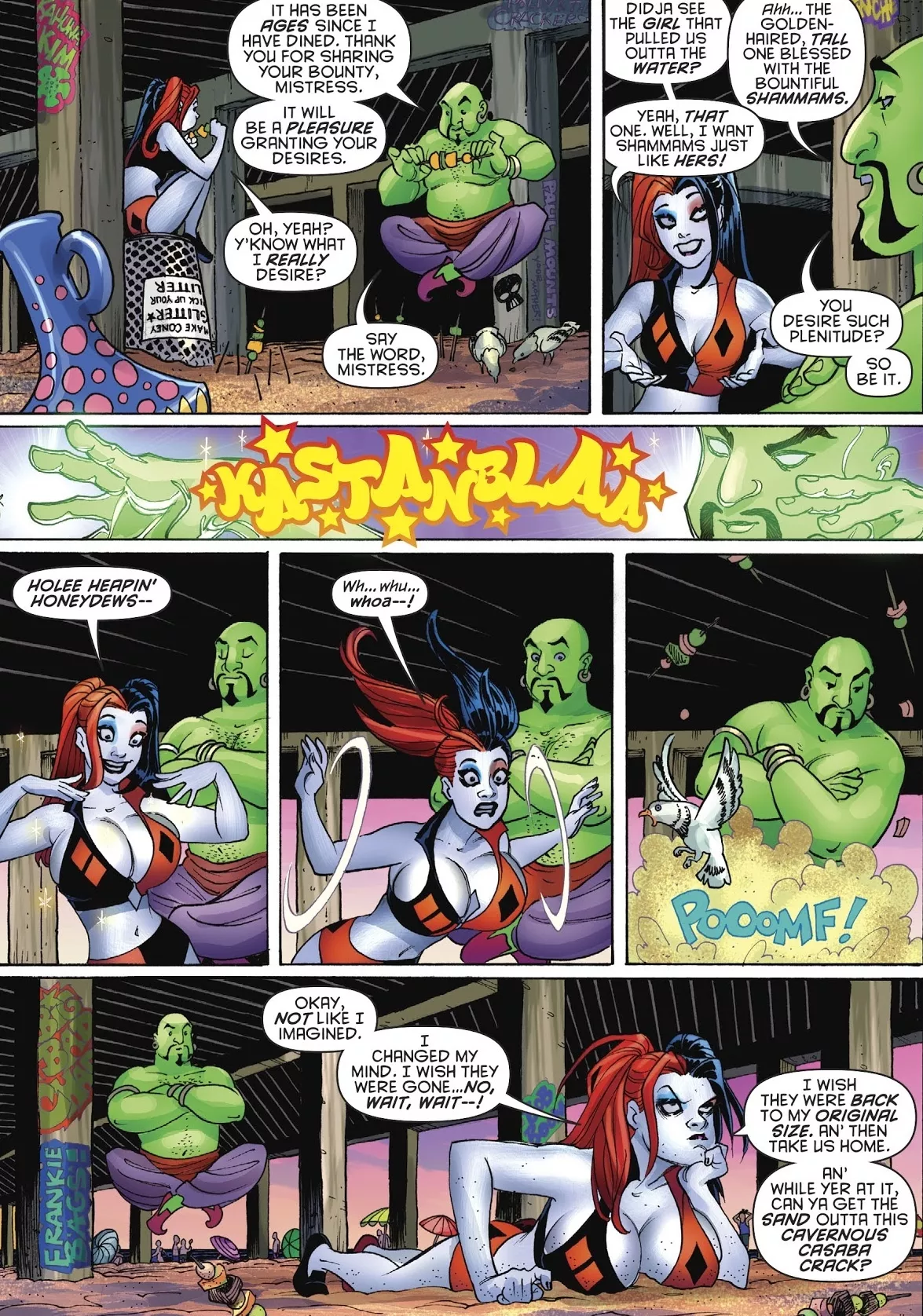 Harley wishes for shammams like Power Girl's [Harley Quinn: Be Careful What You Wish For] posted by Apart-Low6344