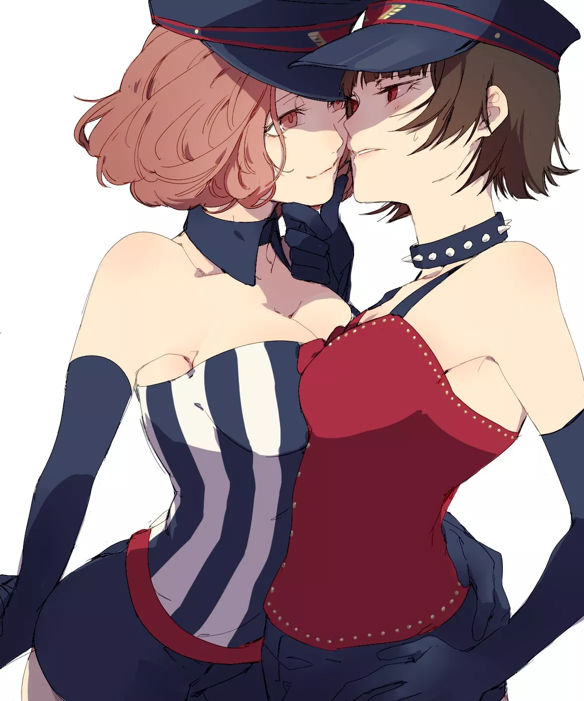 Haru And Makoto, Mutual Seduction [Persona 5] posted by JeanneDAlter
