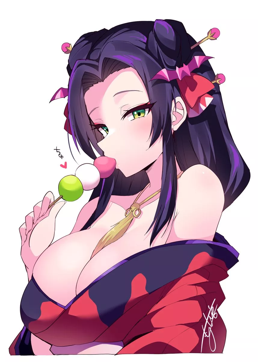 Have some dango 🍡 [Monster Strike] posted by TotalyNotMrUniverse