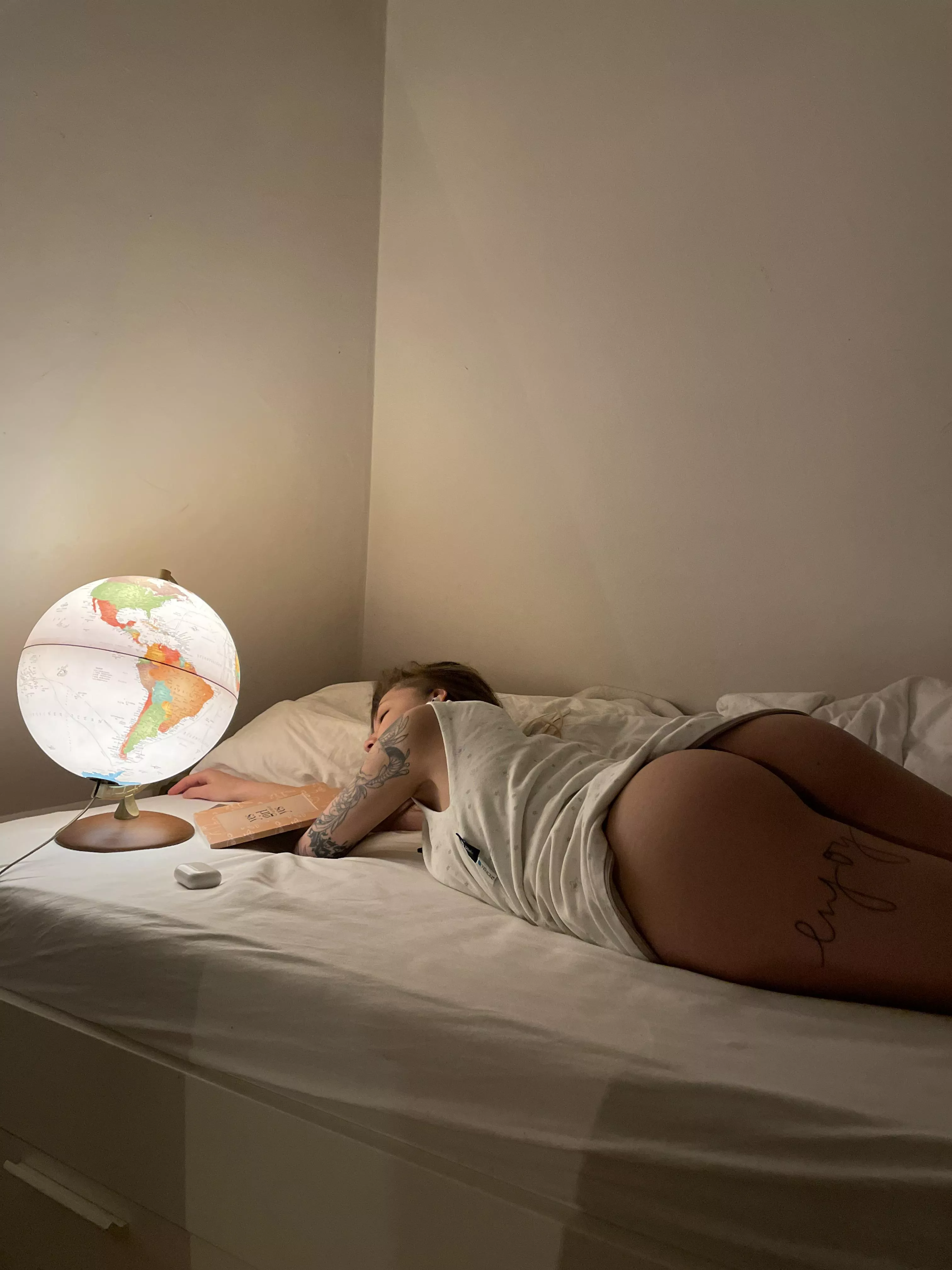 Have you thought about what we're going to do on the bed? posted by Juliaa-xoxo