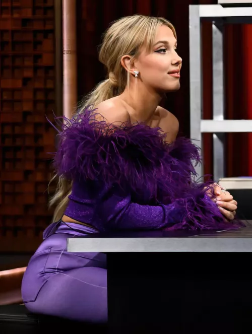 Haven’t jerked for a few days, I’m throbbing for Millie Bobby Brown by Celebjerk23