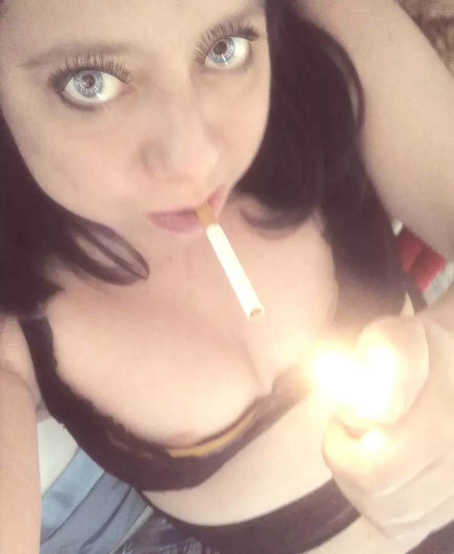 having a smoke posted by MaleficentFormal4313