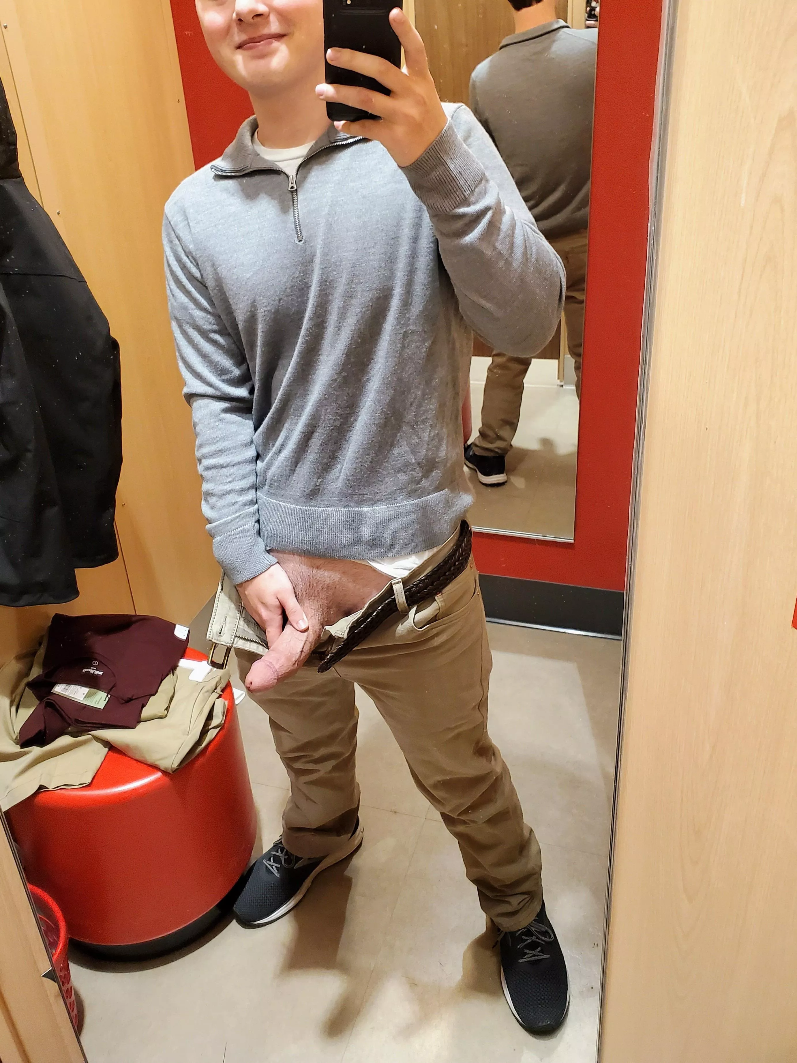 Having fun In a changing room. posted by Ericprime332