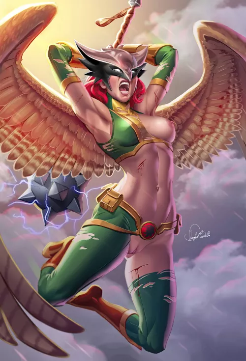 Hawkgirl - (DC Comics) - [DouglasBicalho] by AtrosRH
