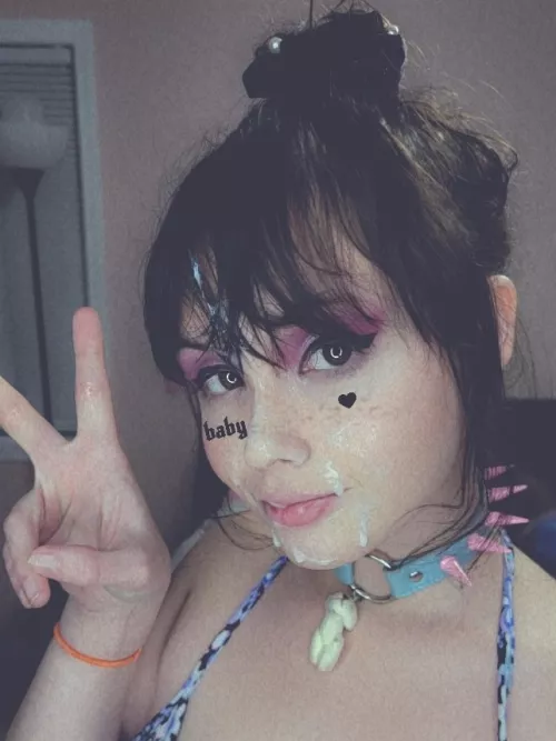 He got a Little out of Control and got it in my hair :D by Abriebaby