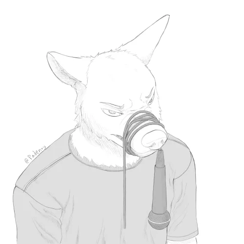 He lookin' pretty mad by me by padenxy