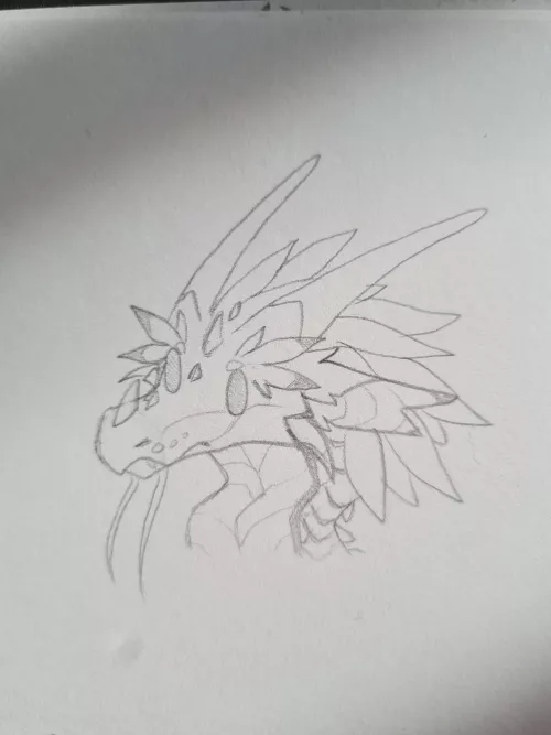 Headshot of my OC, Holsety by InkBeast1608