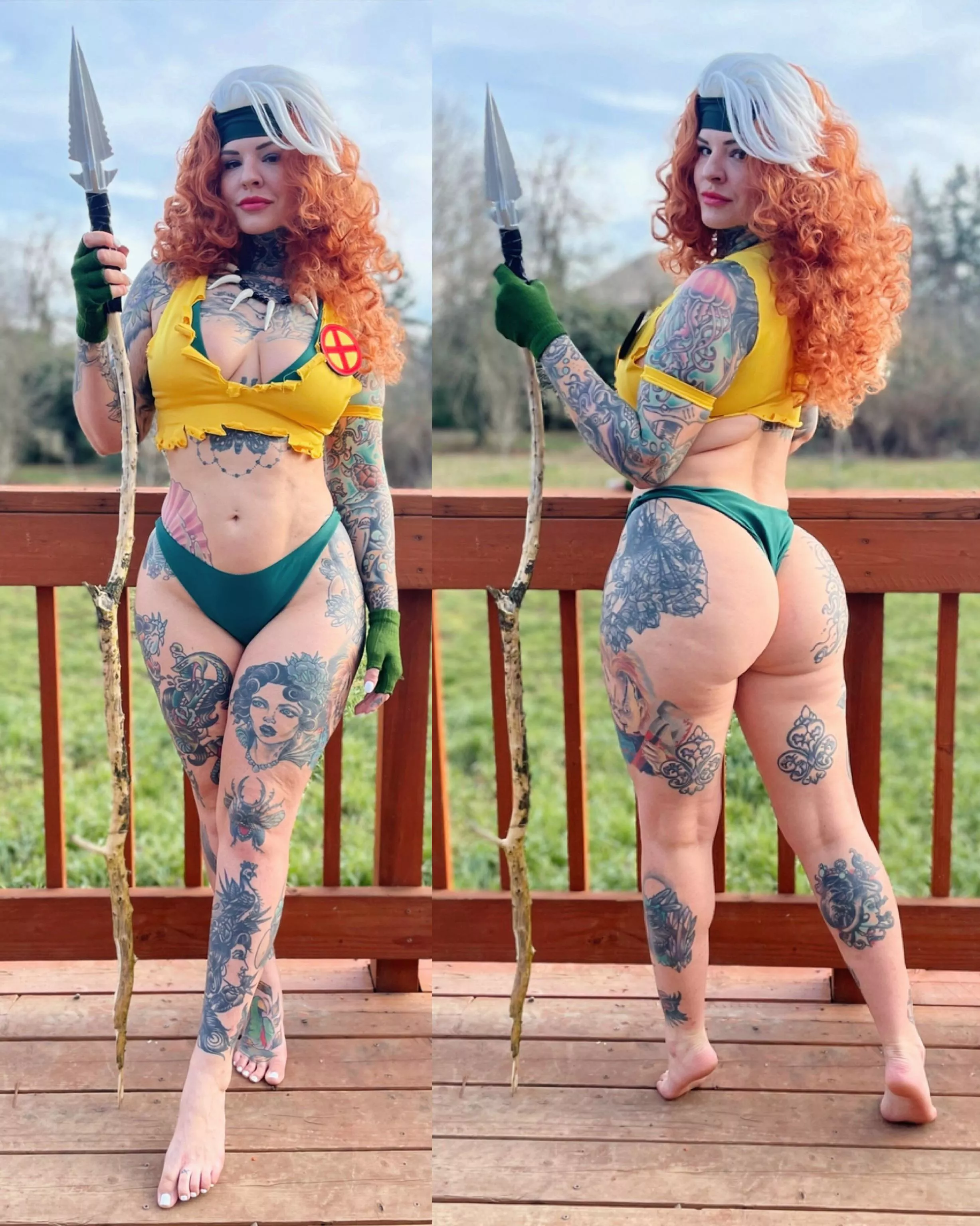Heidi Lavon as Savage Land Rogue posted by heidilavonofficial