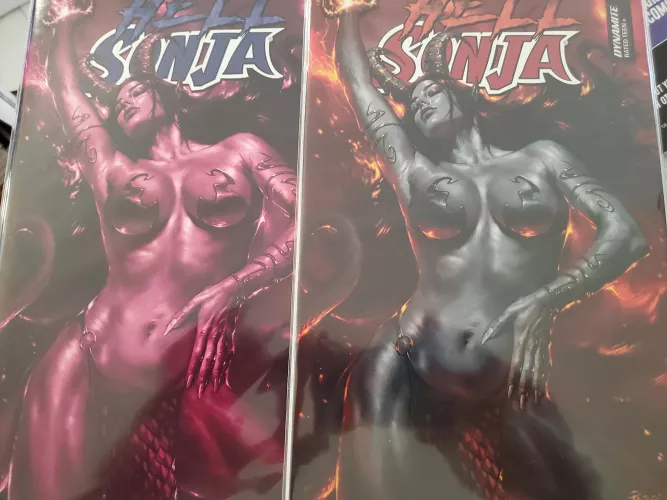 Hell Sonja bringing some heat! [Hell Sonja 4] by Thayerphotos