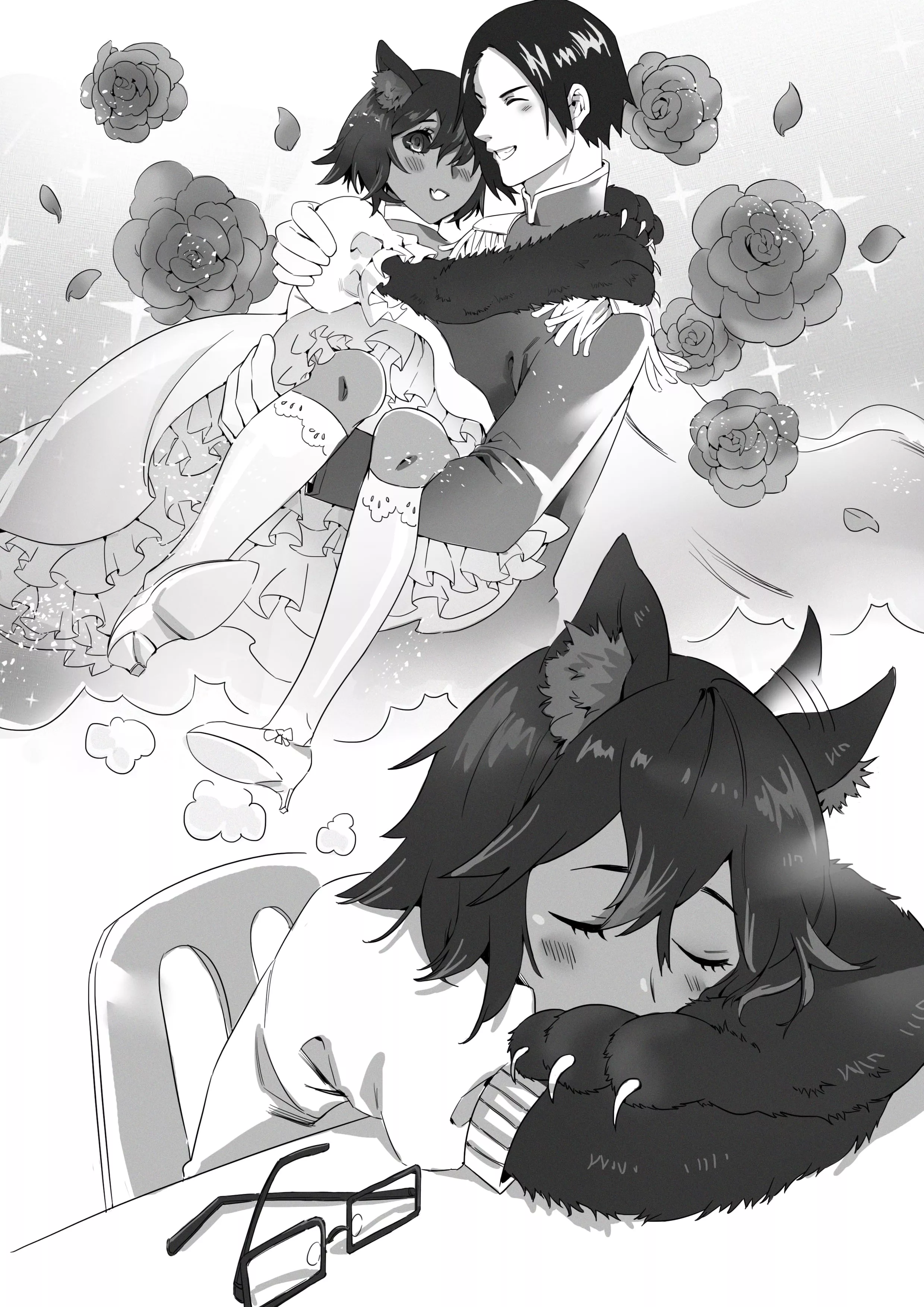 Hellhound dreams of her prince charming. posted by HatchWashere