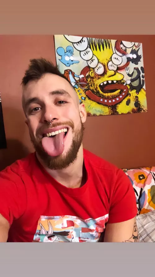 Hello from my big tongue by Gabs0n