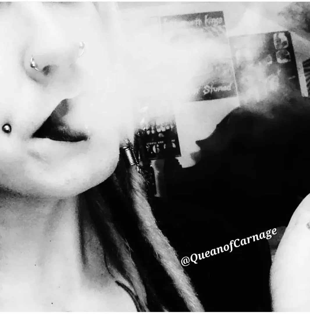 Hello smoking subreddit! Nothing accompanies domination like a ciggarette. posted by zombiecakes88